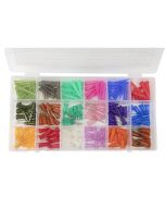 A box of 170 dispensing needles in various gauges and 10 syringe tip caps