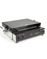The clever 870 pre-heater. The hinge method lowed to then be used as a hot plate or small enclosed oven plate