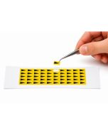 Mini arrows for PCB inspection in a yellow colour and self-adhesive.