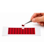 Red inspection self-adhesive arrows for PCB inspection. Clearly highlights areas of concern.