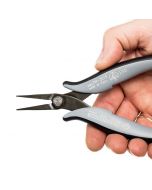 The Piergiacomi PN2018 pliers with an ESD dissipative handle. The jaws are smooth and long length. 