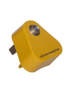 ESD bonding plug for connecting to ground. No fitted resistor.
