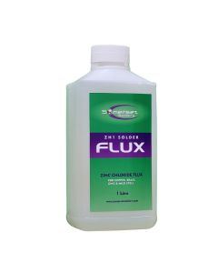 Zinc chloride, also known as Bakers fluid, is a great flux for soldering most metals. Available in 1 litre bottle