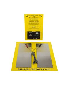 The ESD1623 Dual foot plate and ESD wrist strap tester.